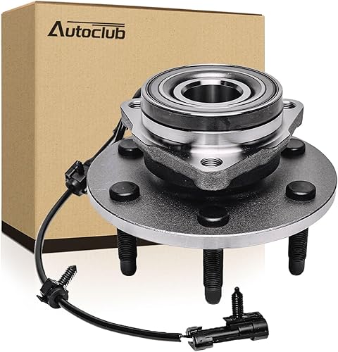 AUTOCLUB 4WD 6-Lug Buje de rodamiento de rueda delantera para Chevy Avalanche Silverado Suburban Express 1500 2500 HD Classic Tahoe Cadillac