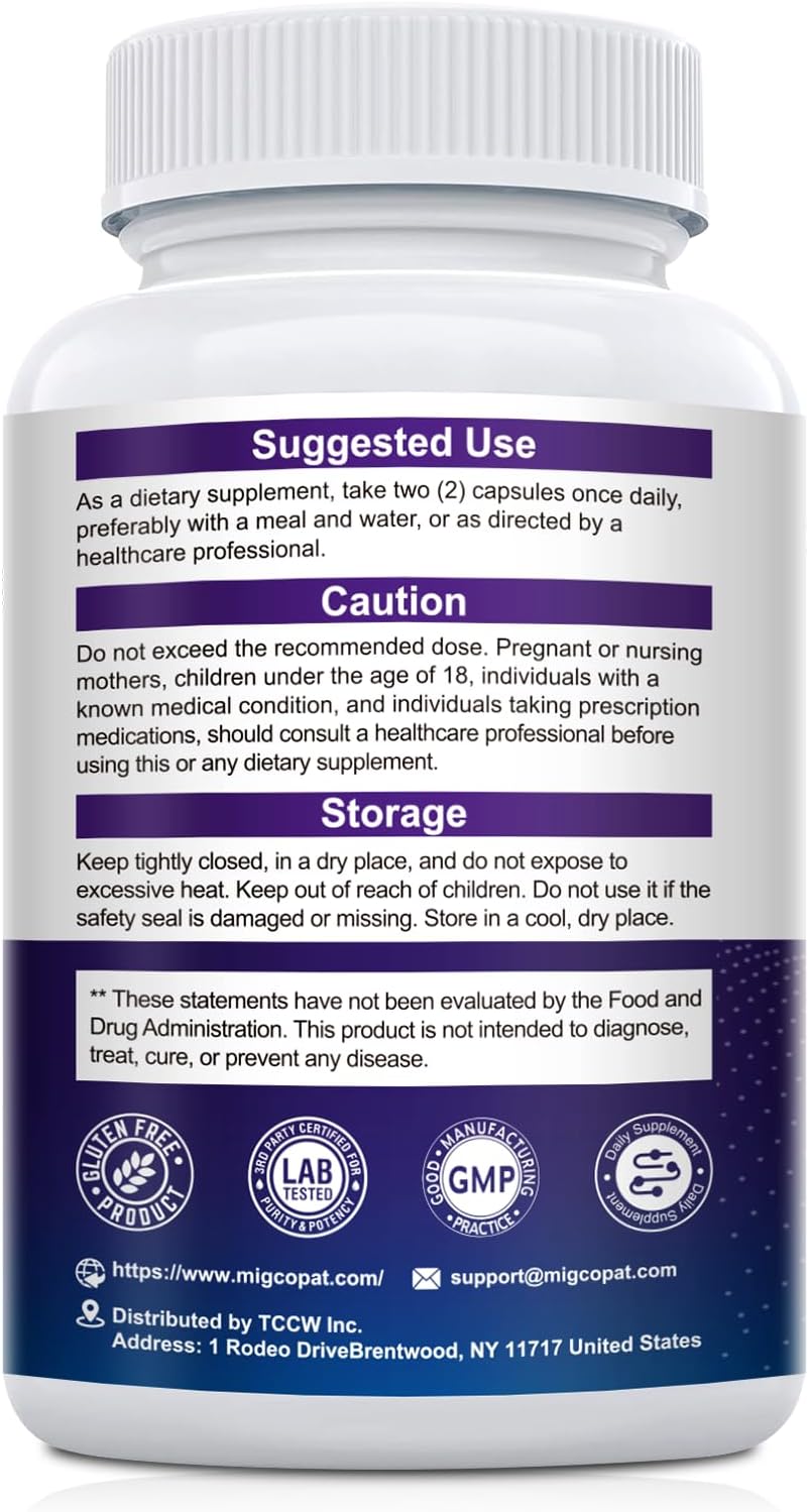 Magnesium Complex w/Magnesium Glycinate, Malate, Citrate | 24-in-1 Magnesium Supplement w/Ashwagandha, L-Theanine & NAD+ | Supports Calm, Energy, Muscle & Sleep | Non-GMO, 120 Vegan Caps - Image 11