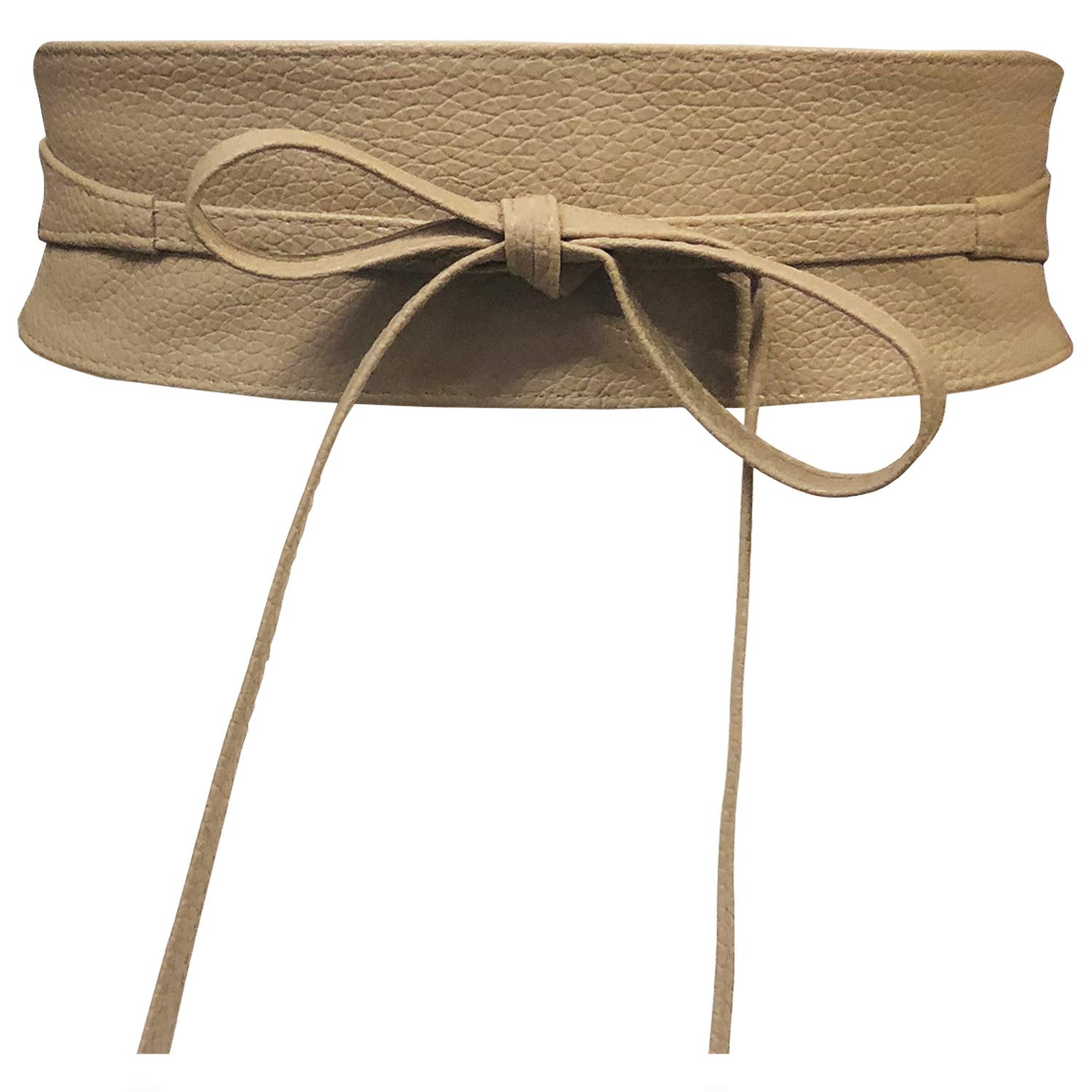 Irisaa Damen Taillengürtel Echtleder - Breiter Obi Gürtel 8.5cm 215cm Italien
