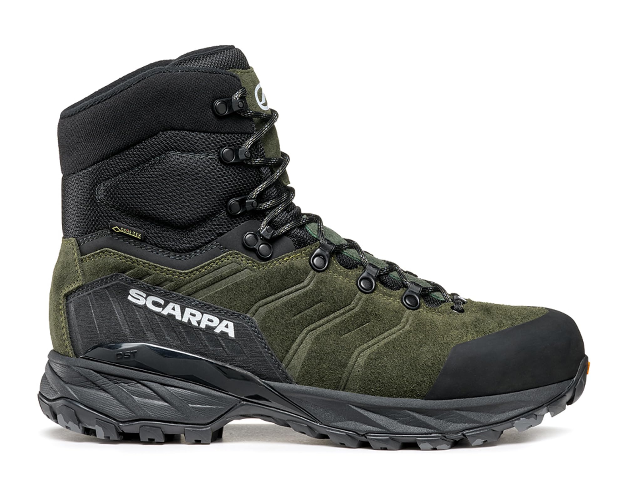 SCARPA Rush Polar GTX Waterproof Gore-Tex Synthetic Insulated Boots for Hiking and Trekking - Thyme Green - 6.5-7 Women/5.5-6 Men