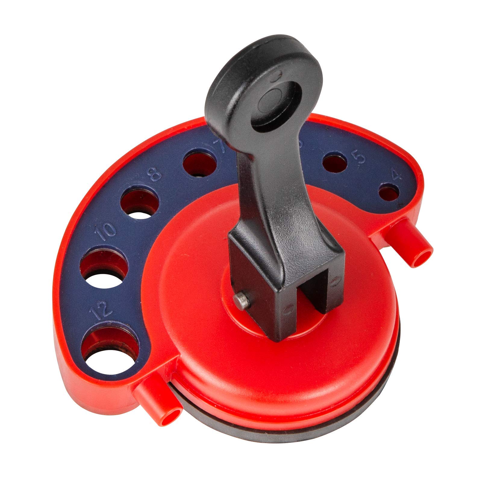 Krino 03121001 - Dima a Ventosa per Foratura precisa Gres, Ceramica e Piastrelle - Rosso e Blu