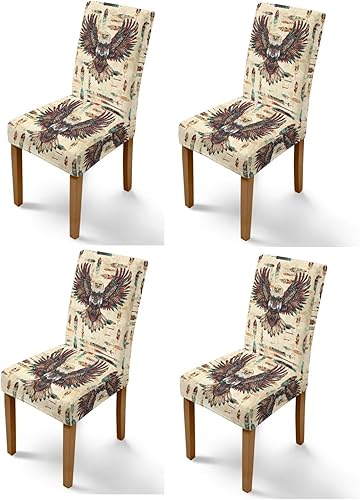 Miniatura 48 de Rnyleeg Red Rose Butterfly Chair Covers for Living Room No Arms Stretch Dining Chair Covers Set of 1 Soft Washable Kitchen Chair Protector Cover