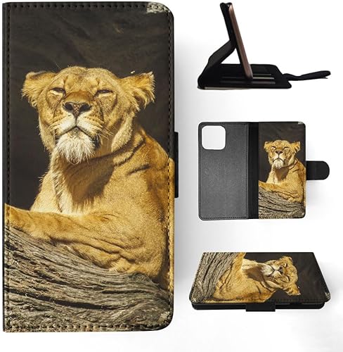 Majestic African Lion Pride #15 FLIP Wallet Phone CASE Cover for Apple iPhone 15 PRO MAX