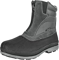 Vista 1 de NORTIV 8 - Botas de nieve para hombre con aislamiento impermeable para invierno