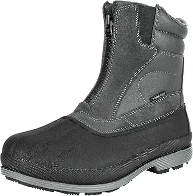 NORTIV 8 Men's Insulated Waterproof Winter Snow Boots Warm Outdoor Boots for Cold Weather