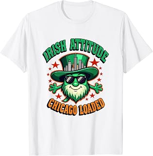 Irish Attitude Chicago Loaded St Patricks Day T-Shirt