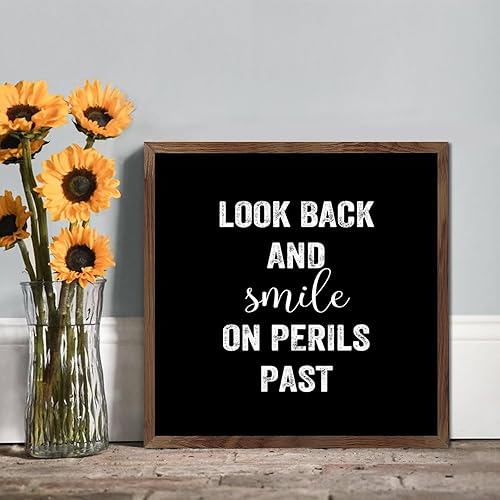 Vista 19 de Letrero de madera con marco rústico con texto en inglés "Peace I Leave with You,My Peace I Give to You", letrero de madera motivacional