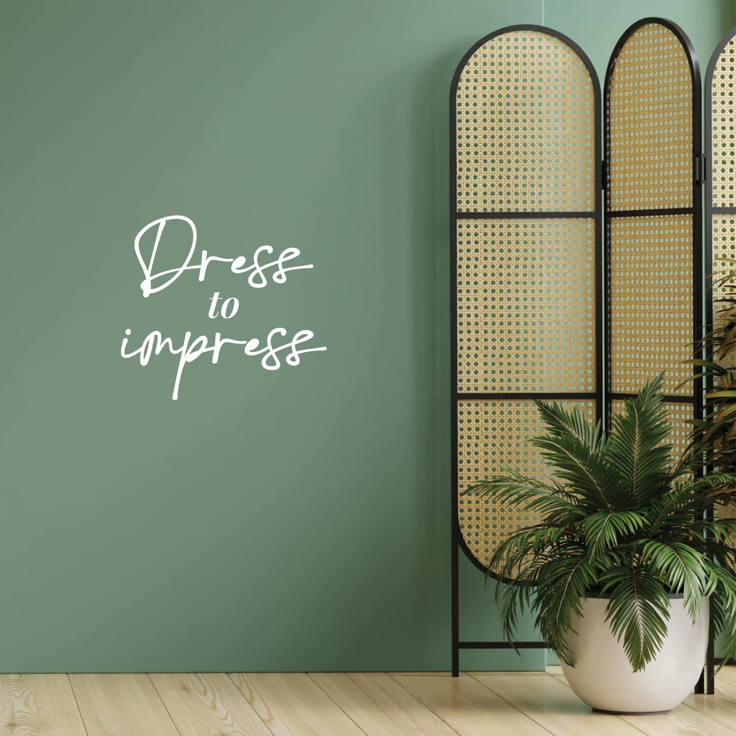 Amazon.com: Vinyl Wall Art Decal - Dress to Impress - 13.5