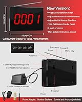 Vista 7 de CallToU Sistema de llamadas inalámbricas, botón de llamada para cuidador, campana de llamada de paciente con 10 botones de llamada de alerta
