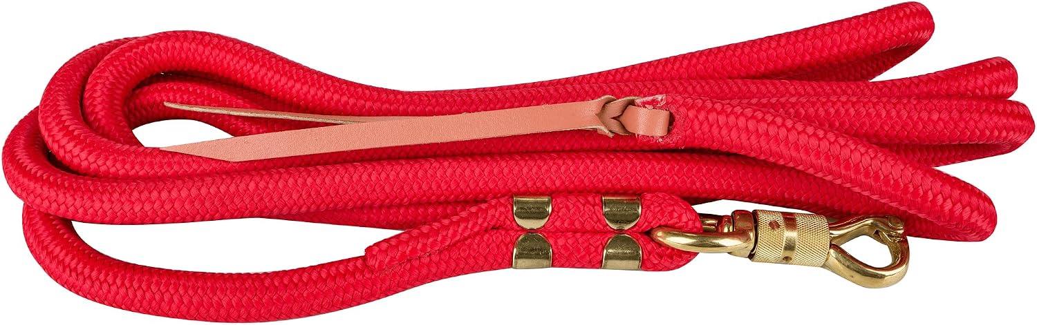 Nylon Trainers Lead 5/8x13ft Red