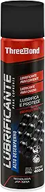 Lubrificante Spray para Corrente ThreeBond 400ml | Antiferrugem, Alta Aderência, Uso em Moto e Bike