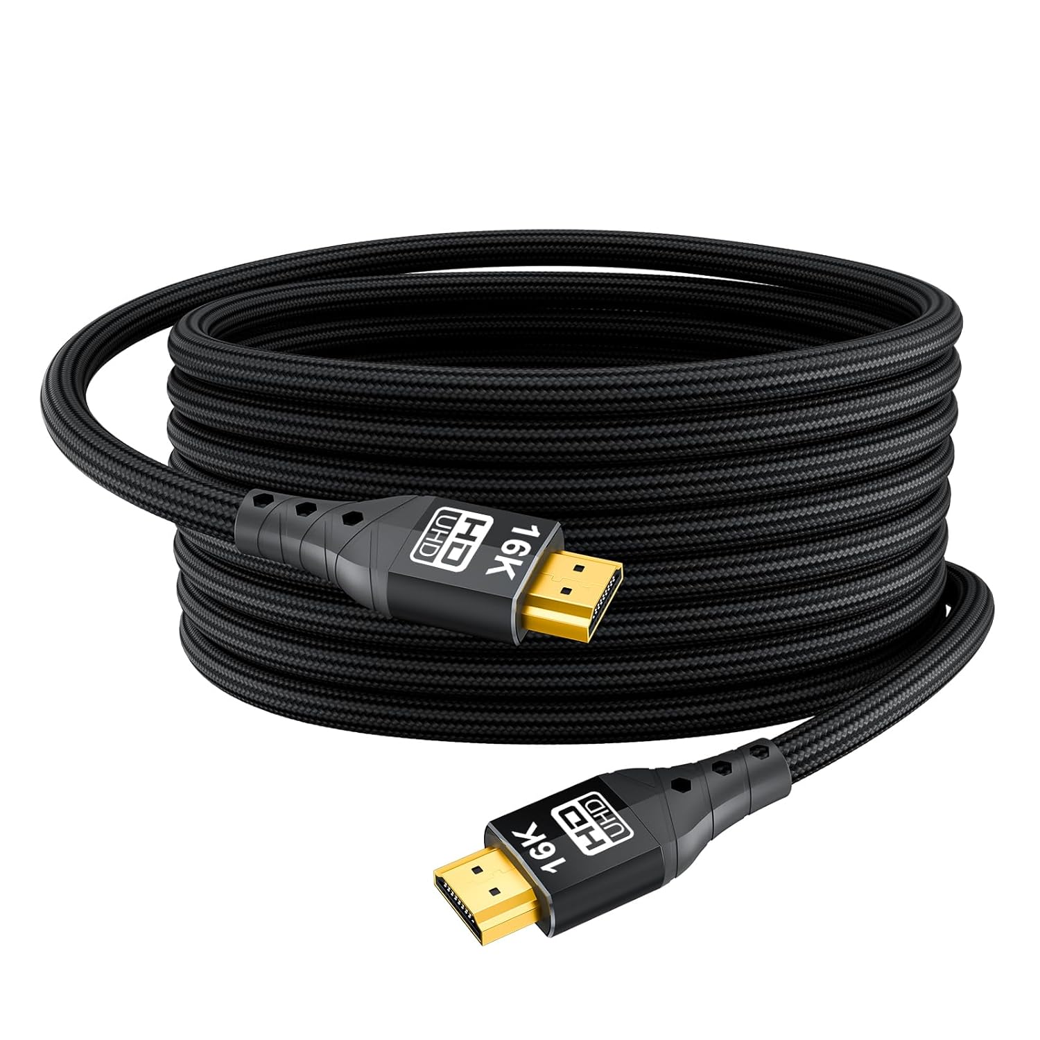 ZIKNYDO Long HDMI 2.2 Cable 16ft/5m, (96Gbps, 16K/10K/8K/4K, Dynamic HDR, HDR10+, Dolby Vision, Dolby Atmos, DTS:X, HDCP 2.2&2.3), Ultra High Speed HDMI Cable Compatible with PS5, Xbox, HDTV