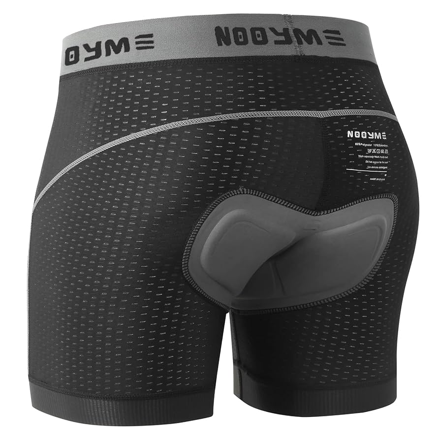 NOOYME Pantaloncini Ciclismo Uomo 4D Gel Imbottito Intimo Mutande Pantaloni Ciclismo  Uomo Traspirante Pantaloncini Bici Uomo : Amazon.it: Moda