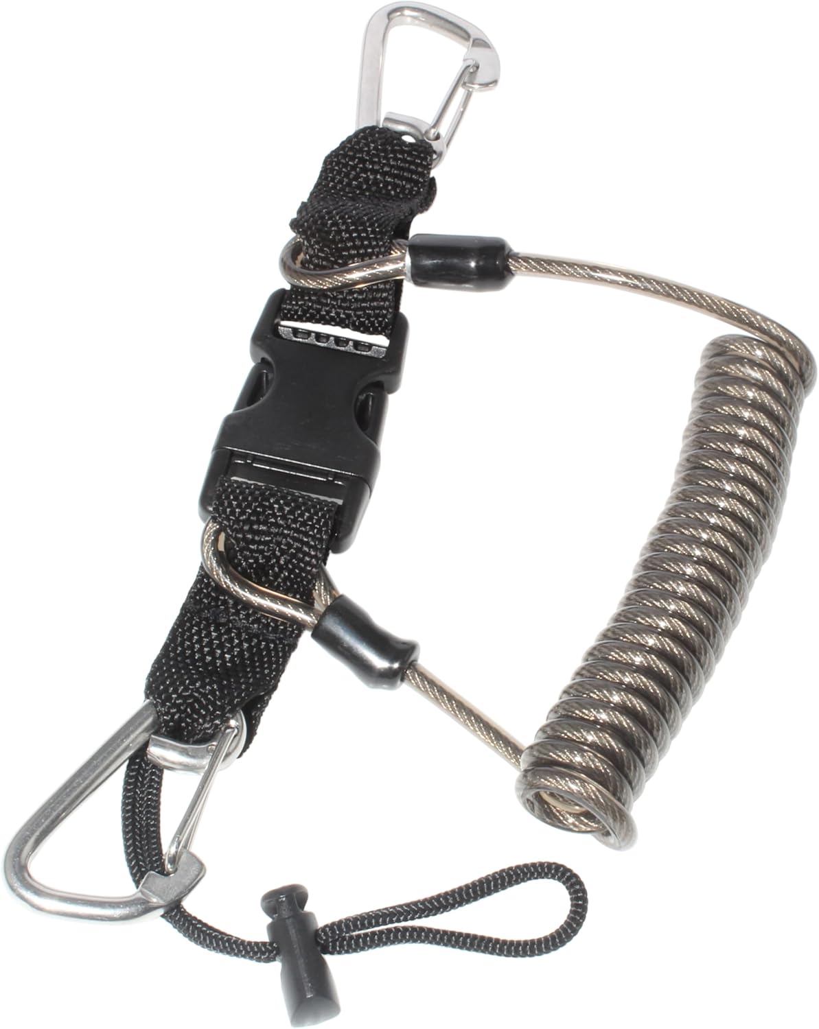 Amazon.com : DiveTec Premium Scuba Diving Retractable Lanyard – Double ...