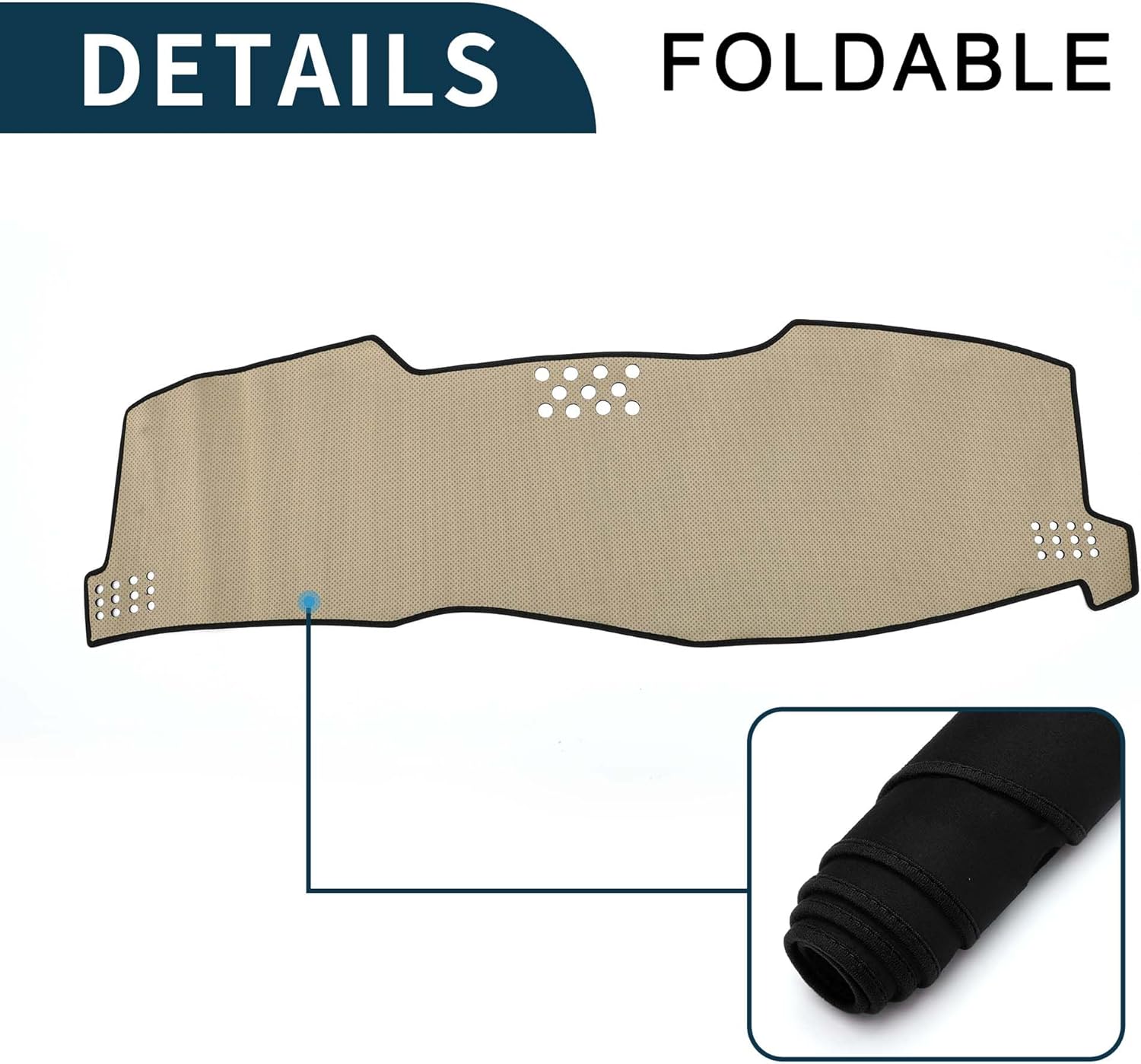 Dash Cover for Toyota Avalon 2005-2010 Non-Slip dashboard mat | Front Dashboard Cover Mat Black 1Pcs