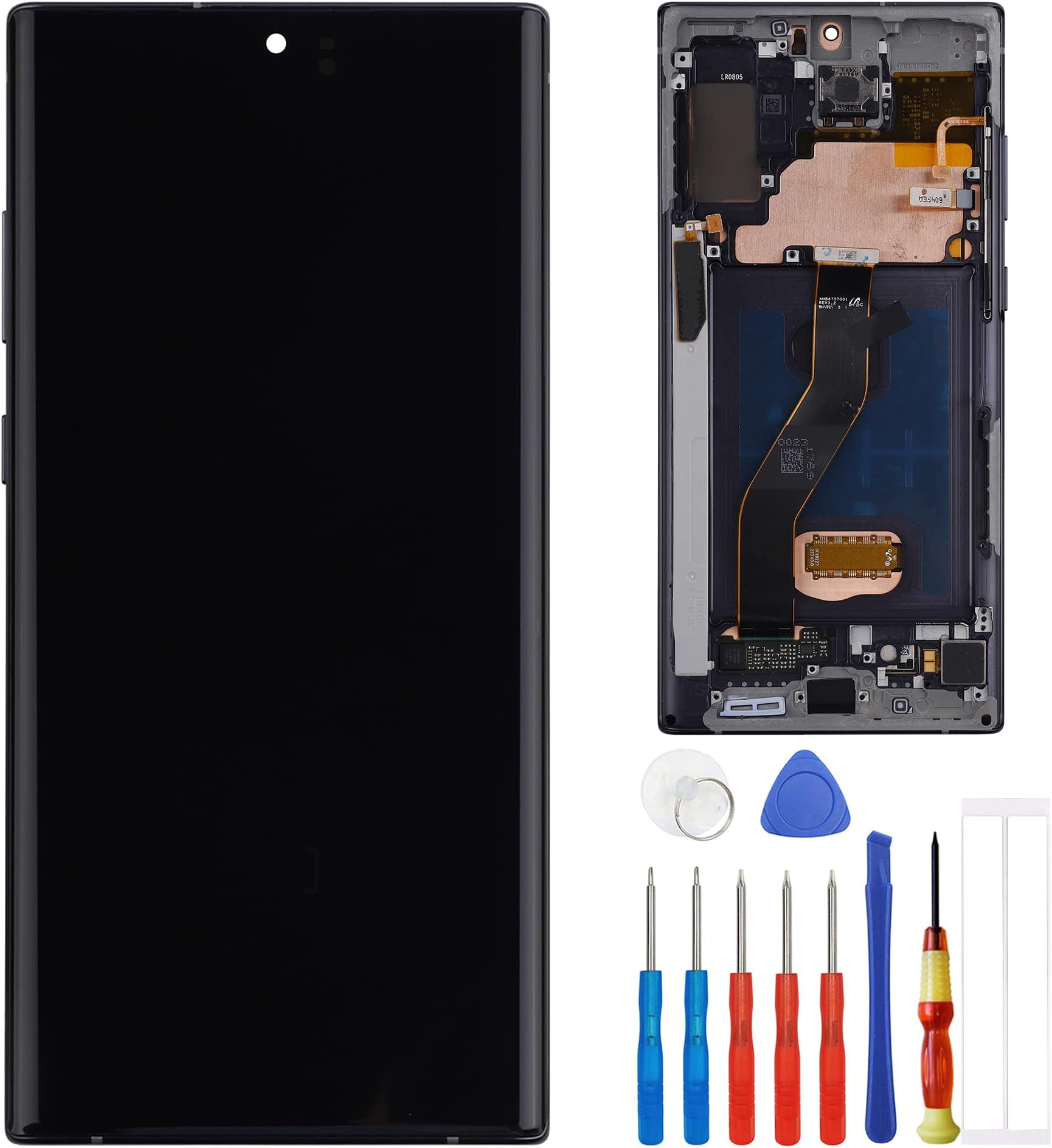 LCD Display Compatible with Samsung Galaxy Note10+ Note 10 Plus SM-N975U SM-N975F/DS 6.8" LCD Touch Screen Display Assembly with Tools (Aura Black)