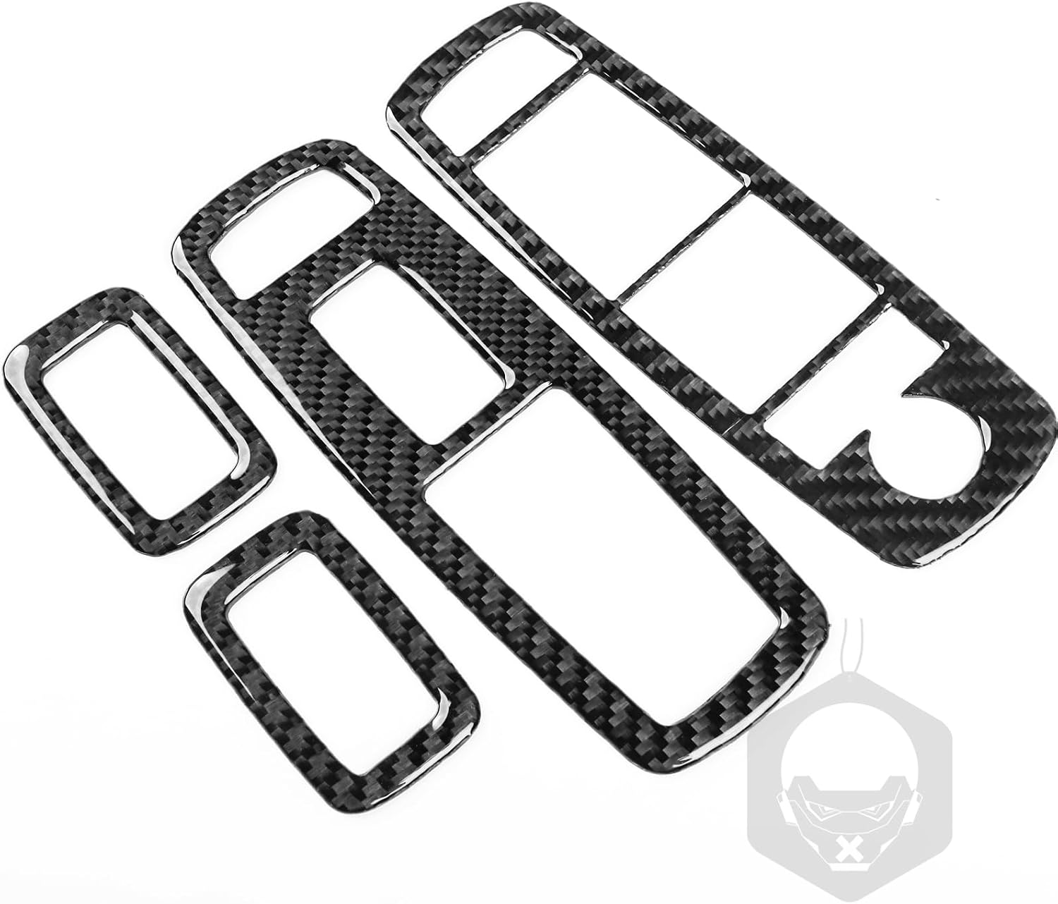 Real Premium 3K Carbon Fiber Car Window Lift Door Trim Cover Decoration Compatible with Dodge Journey 2011 2012 2013 2014 2015 2016 2017 2018 2019 2020 Interior Accessories