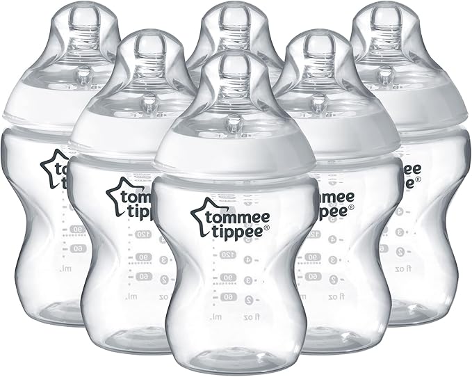 Tommee Tippee Closer to Nature Baby Bottles, BreastLike Teat with Anti