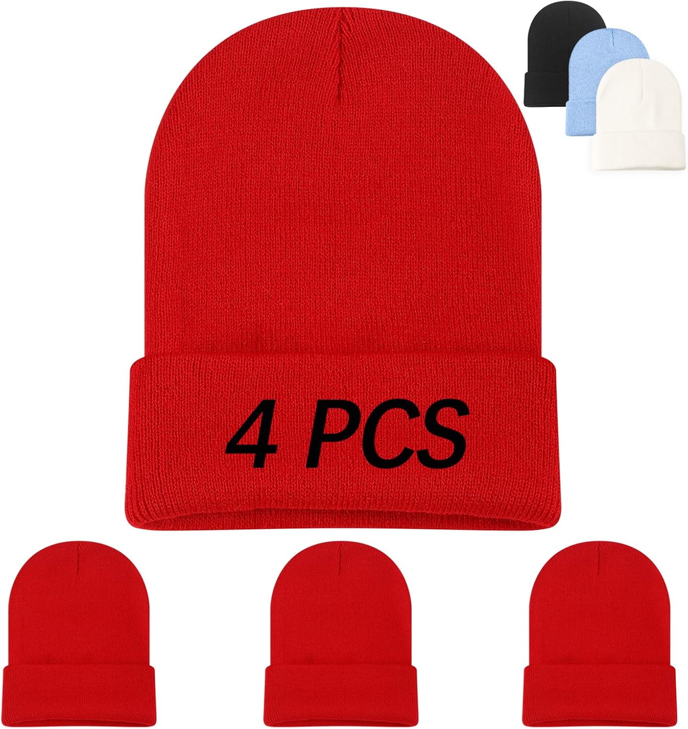Beanie Hats for Men Beanie for Women Winter Knitted Hat Stocking caps, Soft Ski Hat Warm Blank