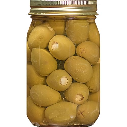 Miniatura 3 de Aceitunas grandes rellenas - Dos frascos de 16 oz. (aceitunas rellenas de queso Blau)