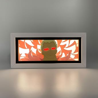 Doflamingo Light Box - One Piece Anime Lamp Figure Night Light 3D Anime Room Decor Gift for Otaku