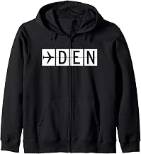 DEN Denver Colorado Airport Zip Hoodie