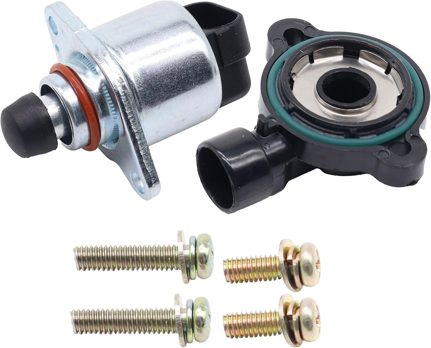 AC234 Idle Air Control Valve IAC + Throttle Position Sensor TPS Compatible with Chevy, GMC, Cadillac, Pontiac - 99-02 - Silverado, Suburban, Tahoe, Sierra, Yukon, Firebird, GTO, Escalade & More