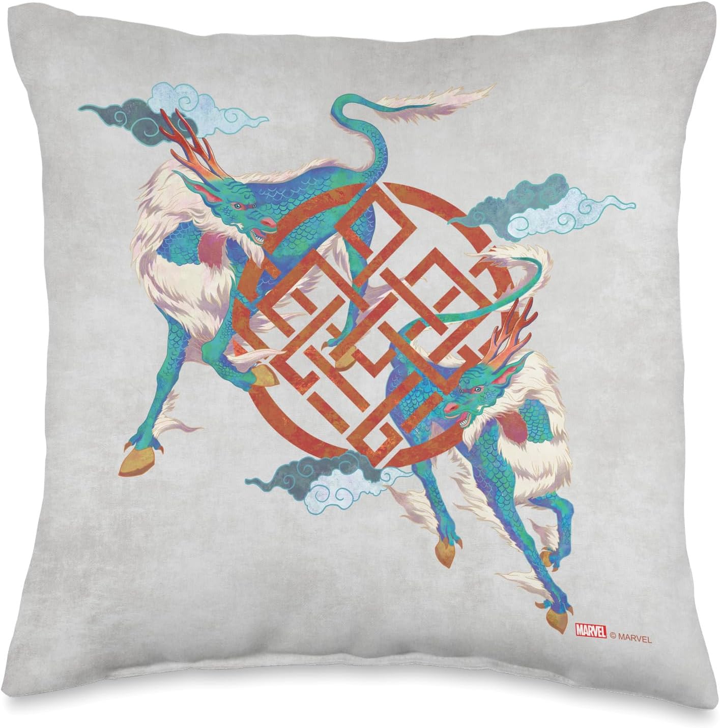 Shang-Chi and the Legend of the Ten Rings Mythical Throw Pillow