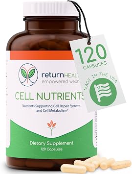 Cell Nutrients | Promotes Cell and Membrane Repair & Cell Metabolism | Helps Fight Tick-Borne Infections & More | Mitochondrial Supplements | Non-GMO, Vegan, 120 caps