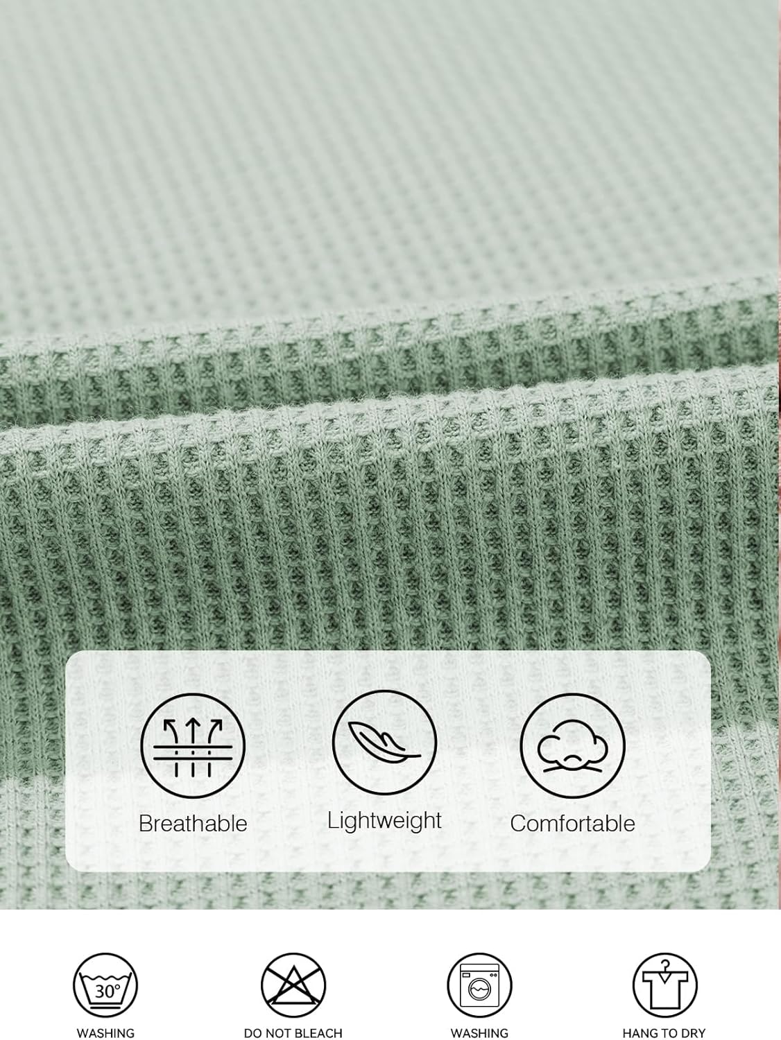 AlvaQ Womens Short Jumpsuits Solid Color Summer Casual Waffle Button Front Sleeveless Rompers with Pockets - Image 4