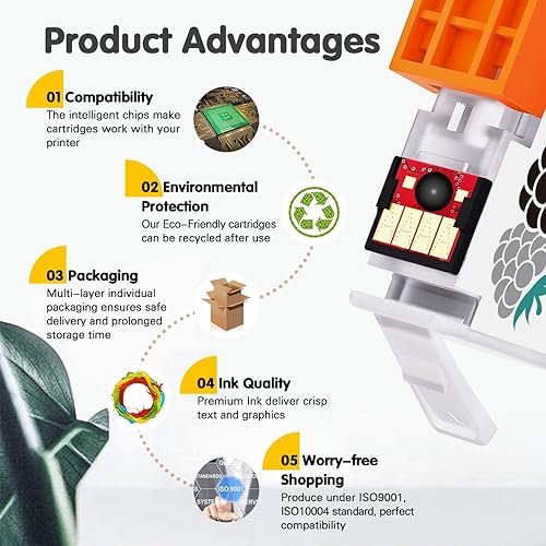 Miniatura 5 de Cartucho de tinta compatible 564XL 564 para impresora HP de repuesto para HP DeskJet 3520 3522 Officejet 4620 Photosmart 5520 6510 6520 7520 7525