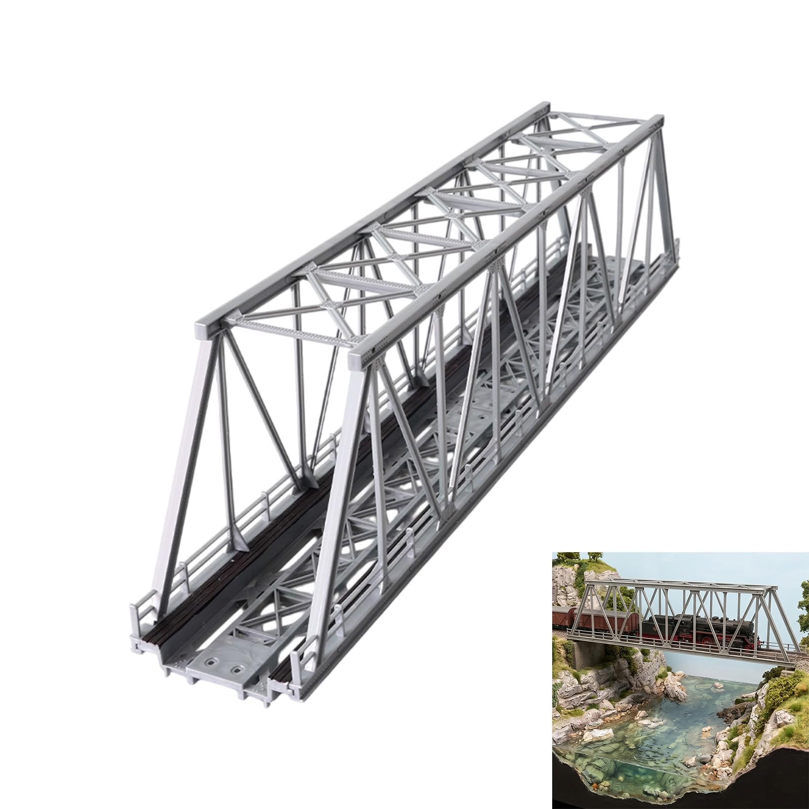 Scala HO Model Railway Bridge Model Kit per la scena creativa