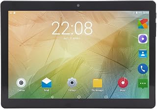 Haofy 2G 32G Tablet, 2GB 32GB Dual Speakers Octa Core 10 Inch Tablet for Office (UK Plug)