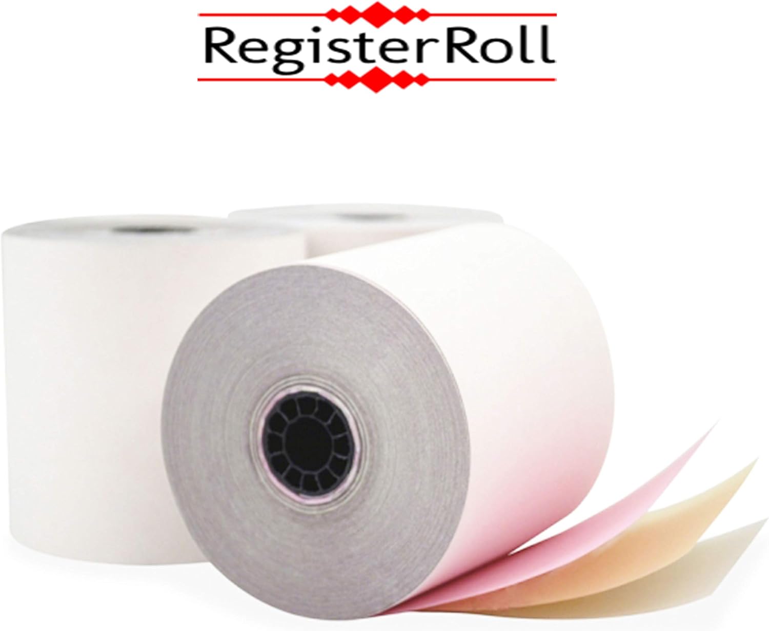 (20 Rolls) 3-ply 3" inch 65' Feet White/Canary/Pink Carbonless Kitchen Paper Rolls Star SP2320, Star SP2360, Star SP242 m188b tmu 220 07901 07706 - Nayelish