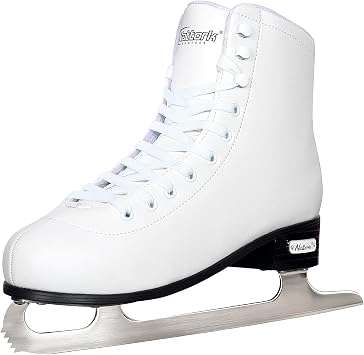 Nattork Figure Skates Excellence Stainless Steel Blades Ice Figure Skating with Enhanced Support Strength Performance and Ultimate Comfort for Youth and Adult