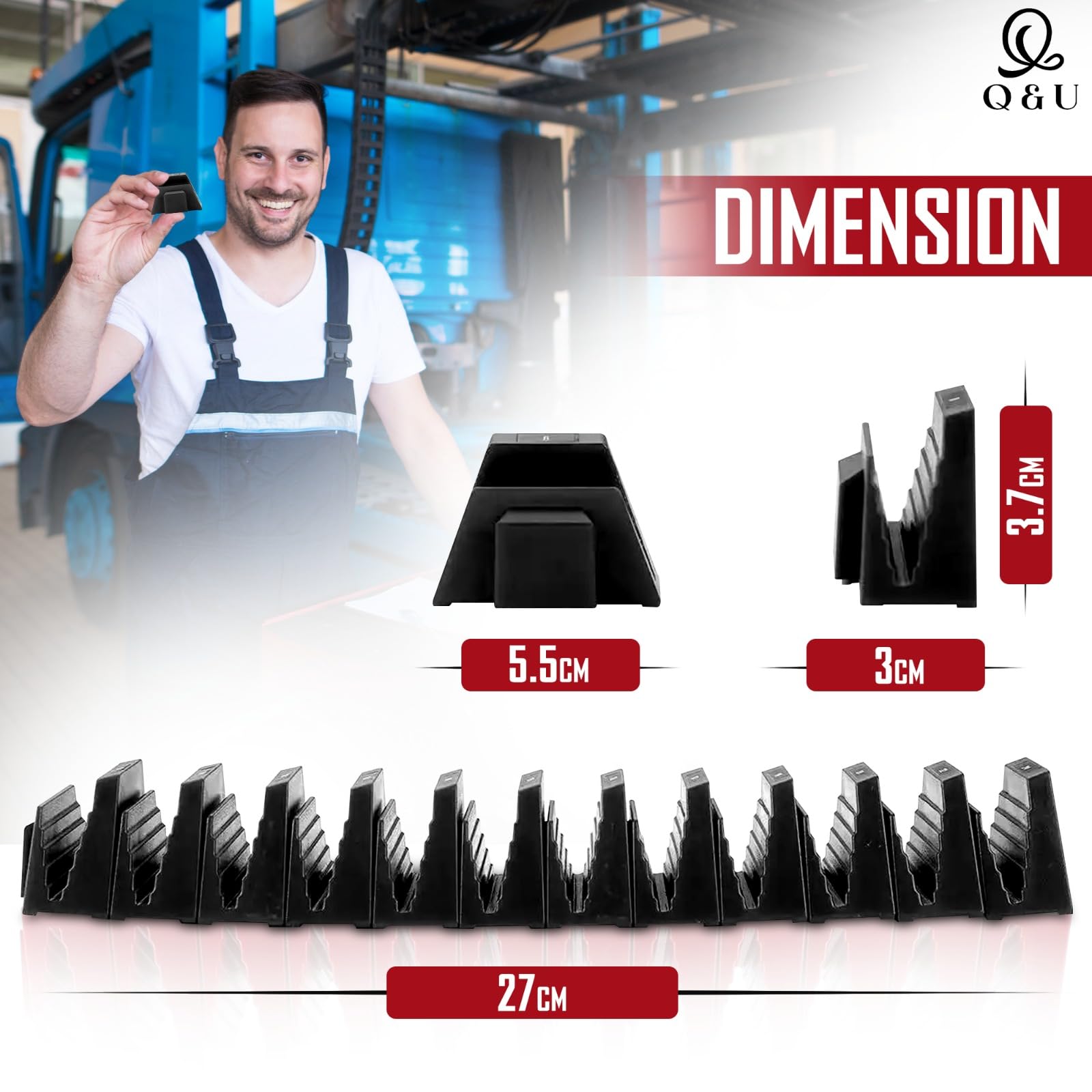 Q&U Sistema modular organizador de llaves – 48 piezas de organizador magnético de llaves para cajón de caja de herramientas, organizador modular de llaves y estante de almacenamiento de llaves