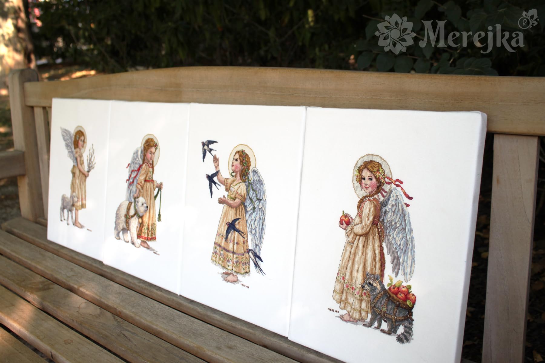 Merejka Kit punto croce contato Summer Vibes (Zweigart evenweave Murano Lugana, 32 ct.)