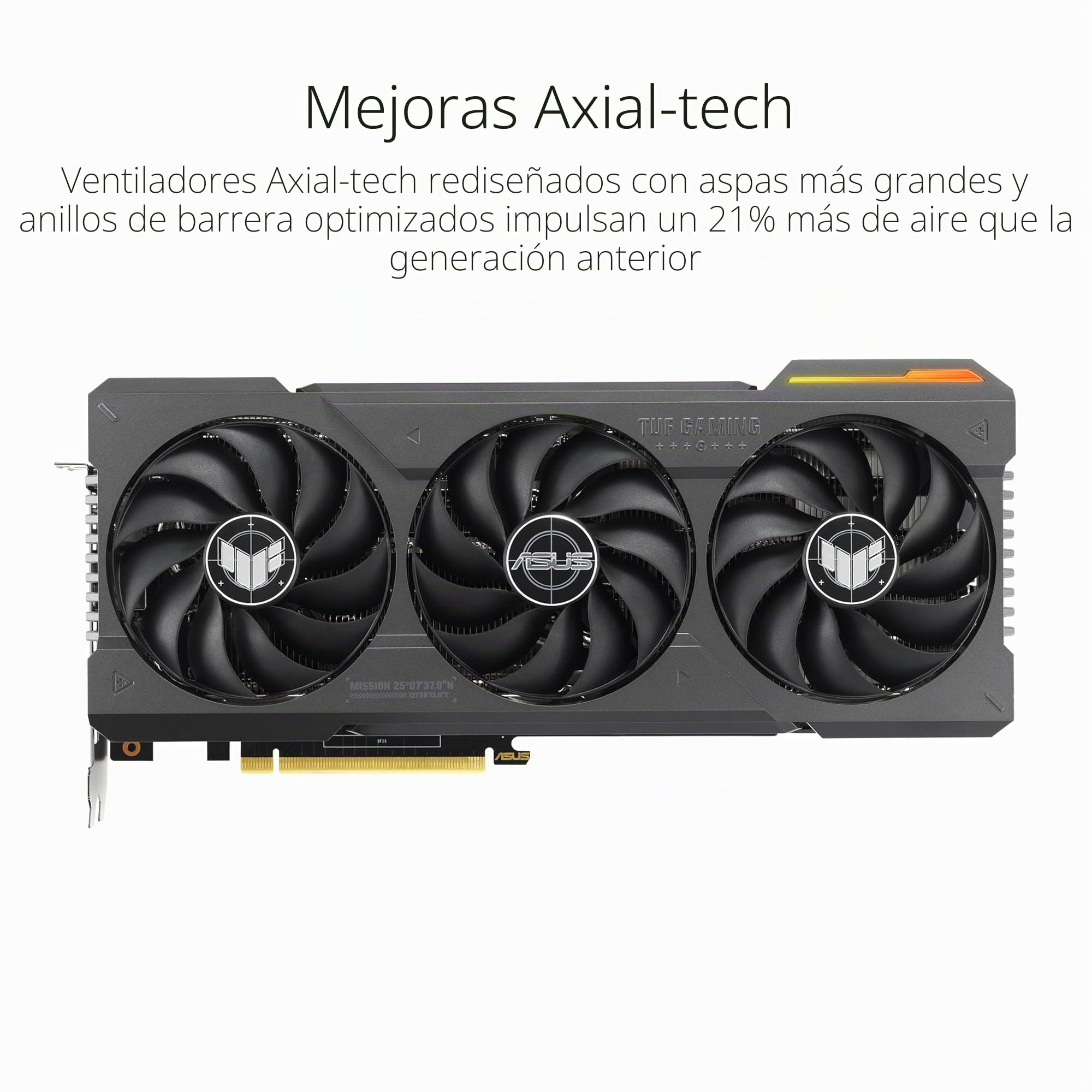ASUS TUF Gaming NVIDIA GeForce RTX 4070 Ti Super OC Edition - Tarjeta gráfica Gaming (PCIe 4.0, 16GB GDDR6X, HDMI 2.1a, DisplayPort 1.4a)