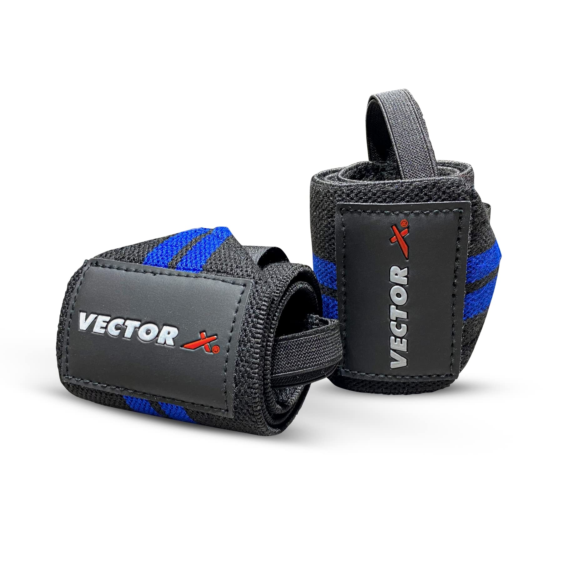 Vector X WW-10 Wrist Supporter for Gym Wrist Band for Men Gym & Women with Thumb Loop Straps -Men Hand Grip & Wrist Support Sports Straps for Gym, Weightlifting (Black-Blue) (B0BC6CD2S7) Amazon Price History, Amazon Price Tracker