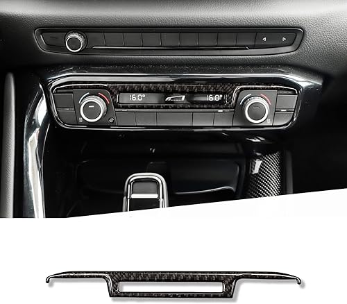 Compatible with Carbon Fiber Center Control Air Conditioning Switch Frame Trim Panel Cover Decoration Sticker for Toyota Supra GR A90 A91 MK5 2019