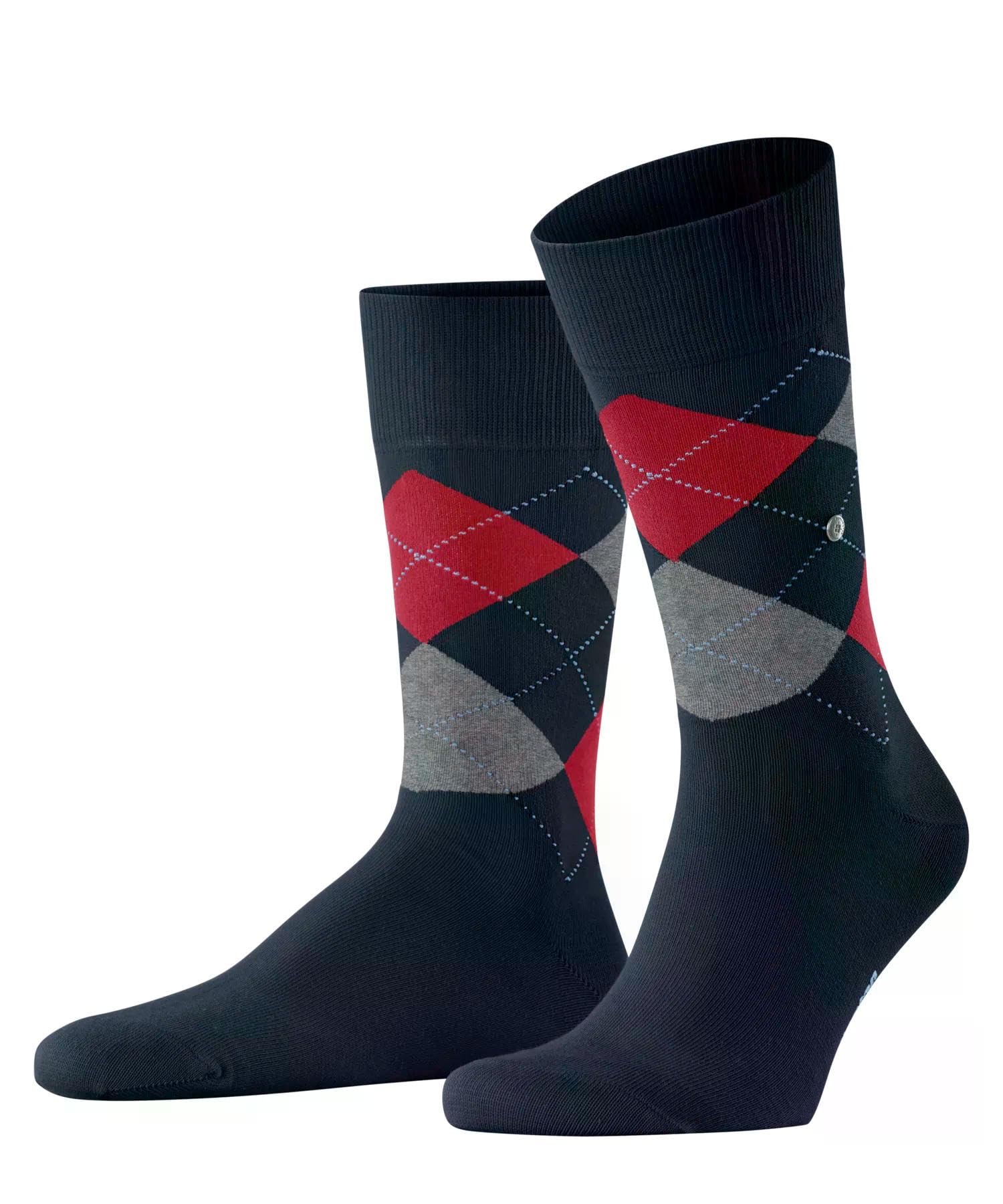Burlington Ben Box M So algodón estampados 4 pares, Calcetines Hombre, Multicolor Sortiment 0010, 40-46