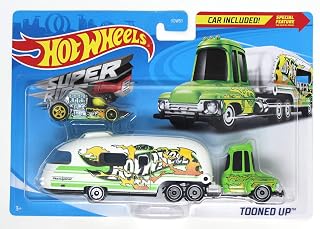 Hot Wheels Super Rigs Tooned Up with Detachable Trailer and Car