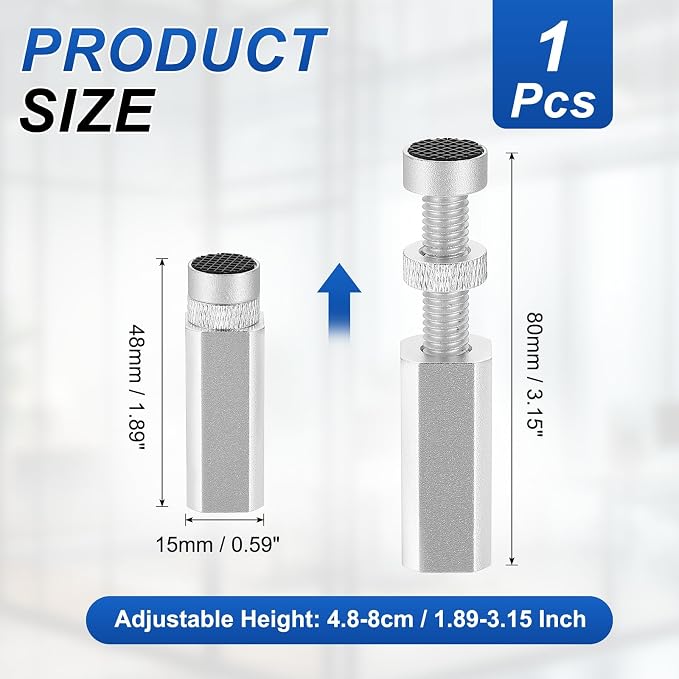 Soporte para GPU PATIKIL con base magnética ajustable plata miniatura 2