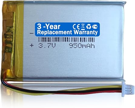 Nzzz 950mAh Battery Compatible with Garmin Pro Trashbreaker Pro 70 Receiver Pro 70 Pro 550 Dog Training TB10 PT10 PT5 PT6 Drive 60 Drive 61 Pro 550 Sport Pro Receiver Ni-MH