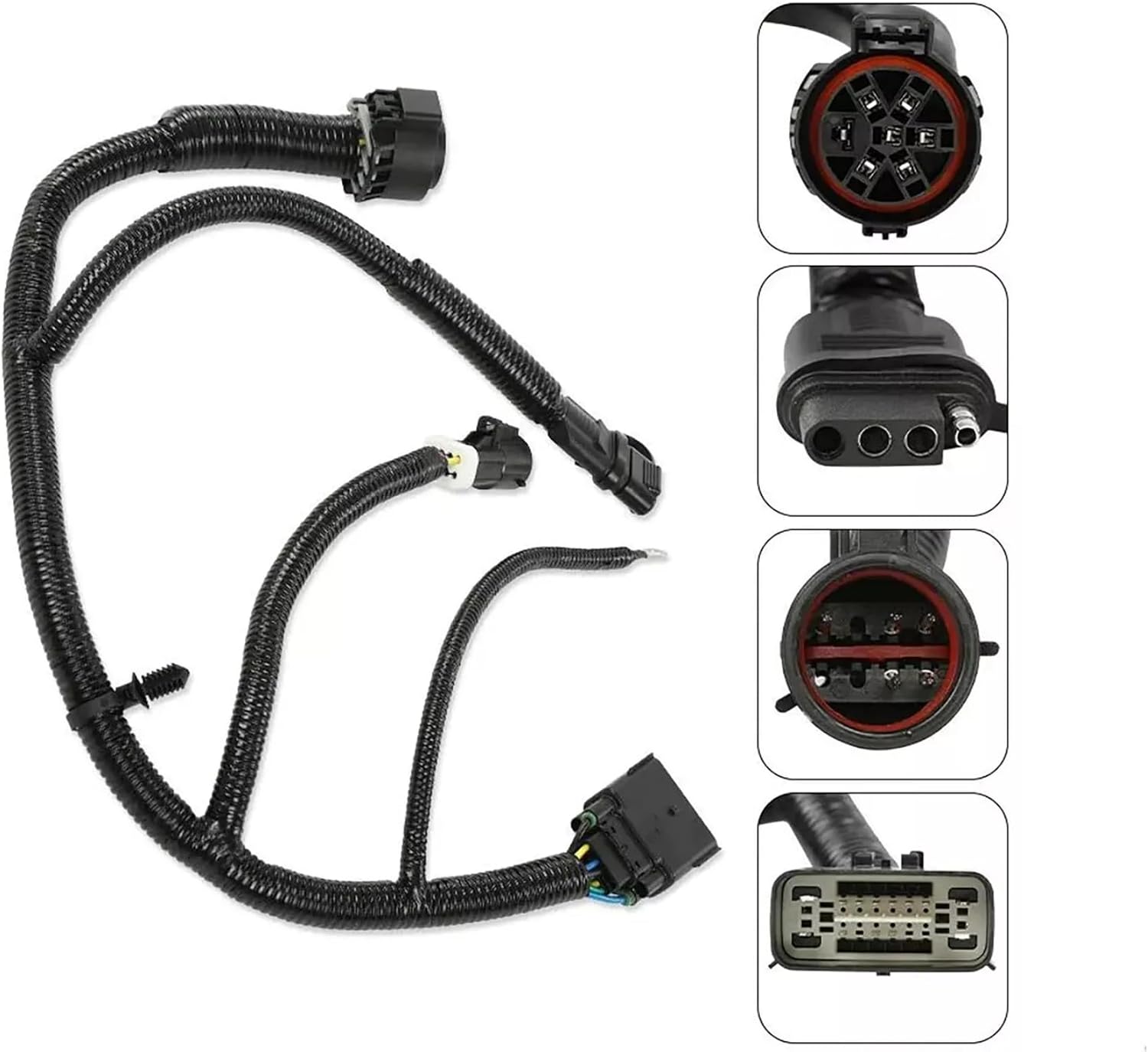5L3Z-13A576-BA Tow Hitch Wiring OE Replacement # 5L3Z13A576AB Wiring Assembly Craft Tool for Ford F150 Mark LT 2005-2008