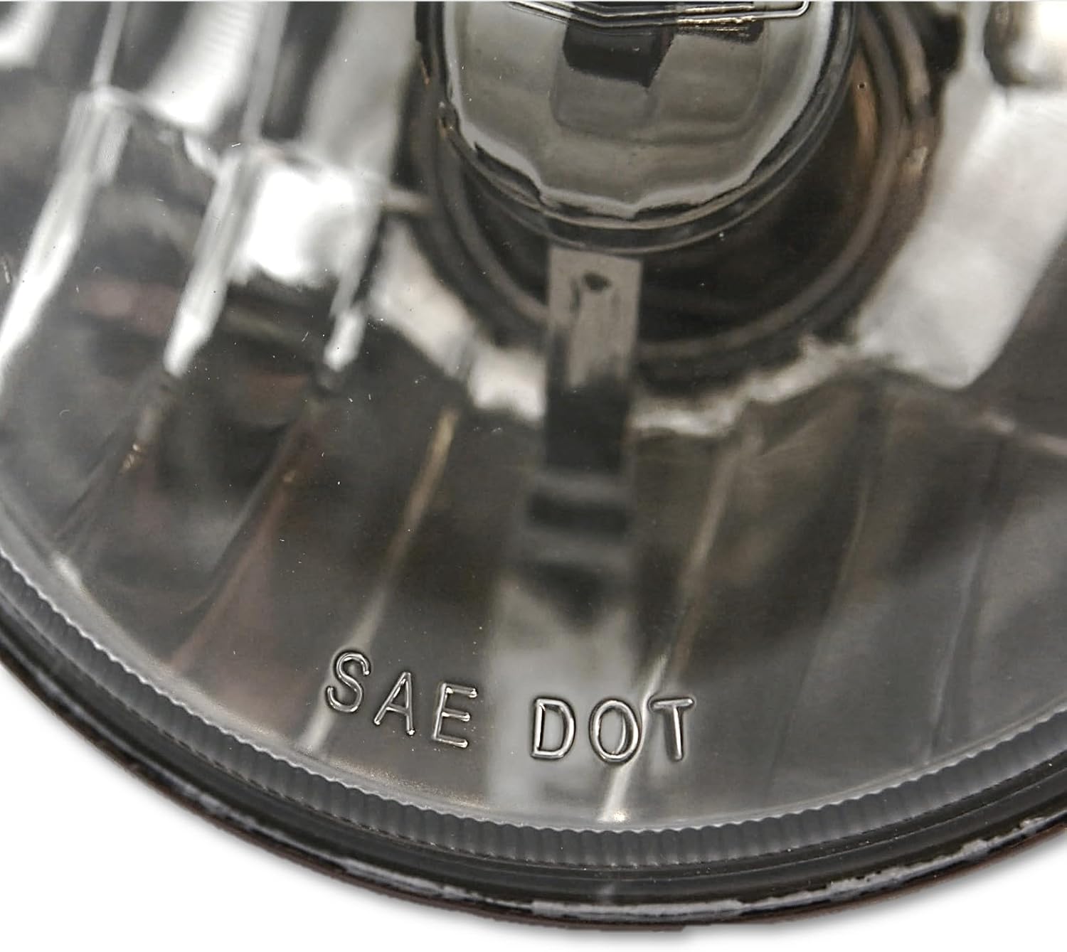 Octane Lighting 5-3/4" Halogen Smoke Gray Black Smoked Glass Headlight Headlamp Light Bulbs Set