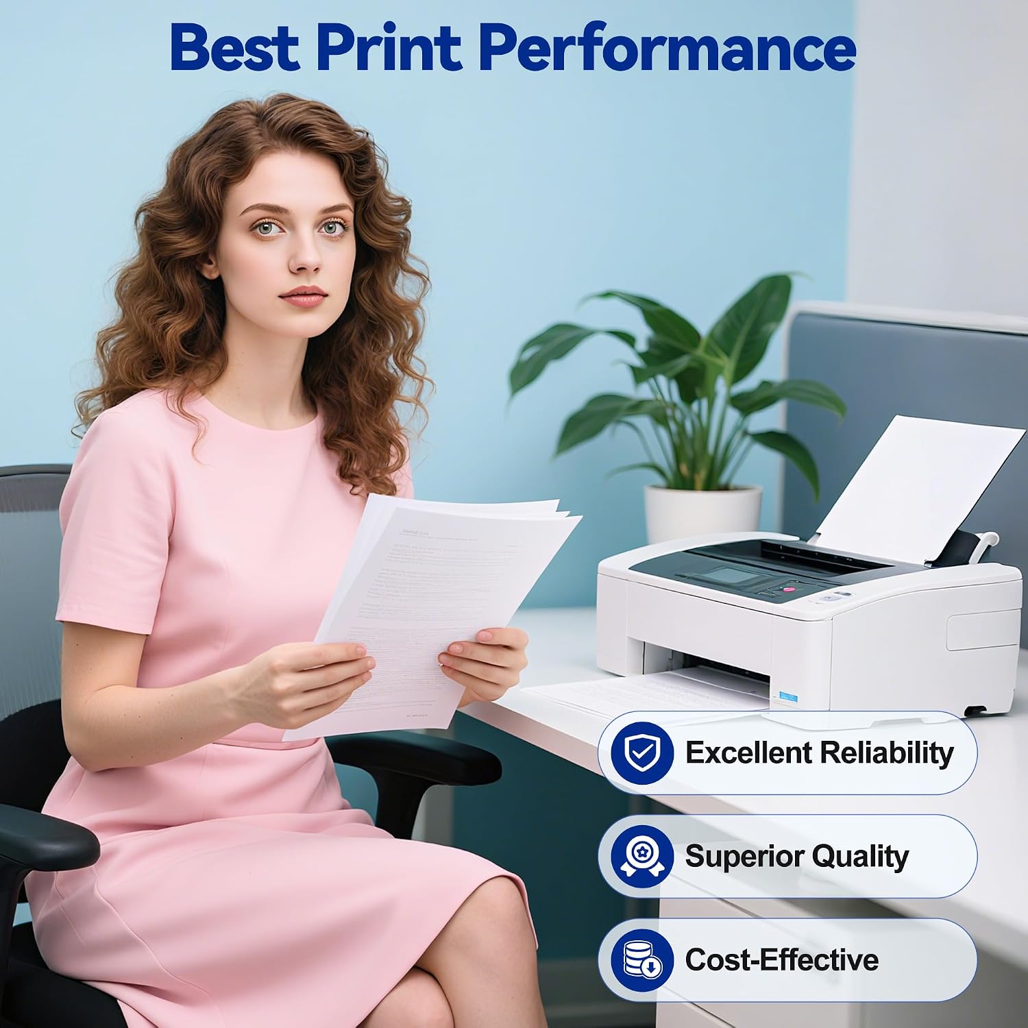 TN850 2PK High Yield Toner Cartridge (2X 8,000 Pages) Compatible for Brother TN850 TN-850 Toner Cartridges for Brother HL-L6200dw HL-L5200dw MFC-L5850dw MFC-L5700dw MFC-L5900dw Printers (Color:Black)