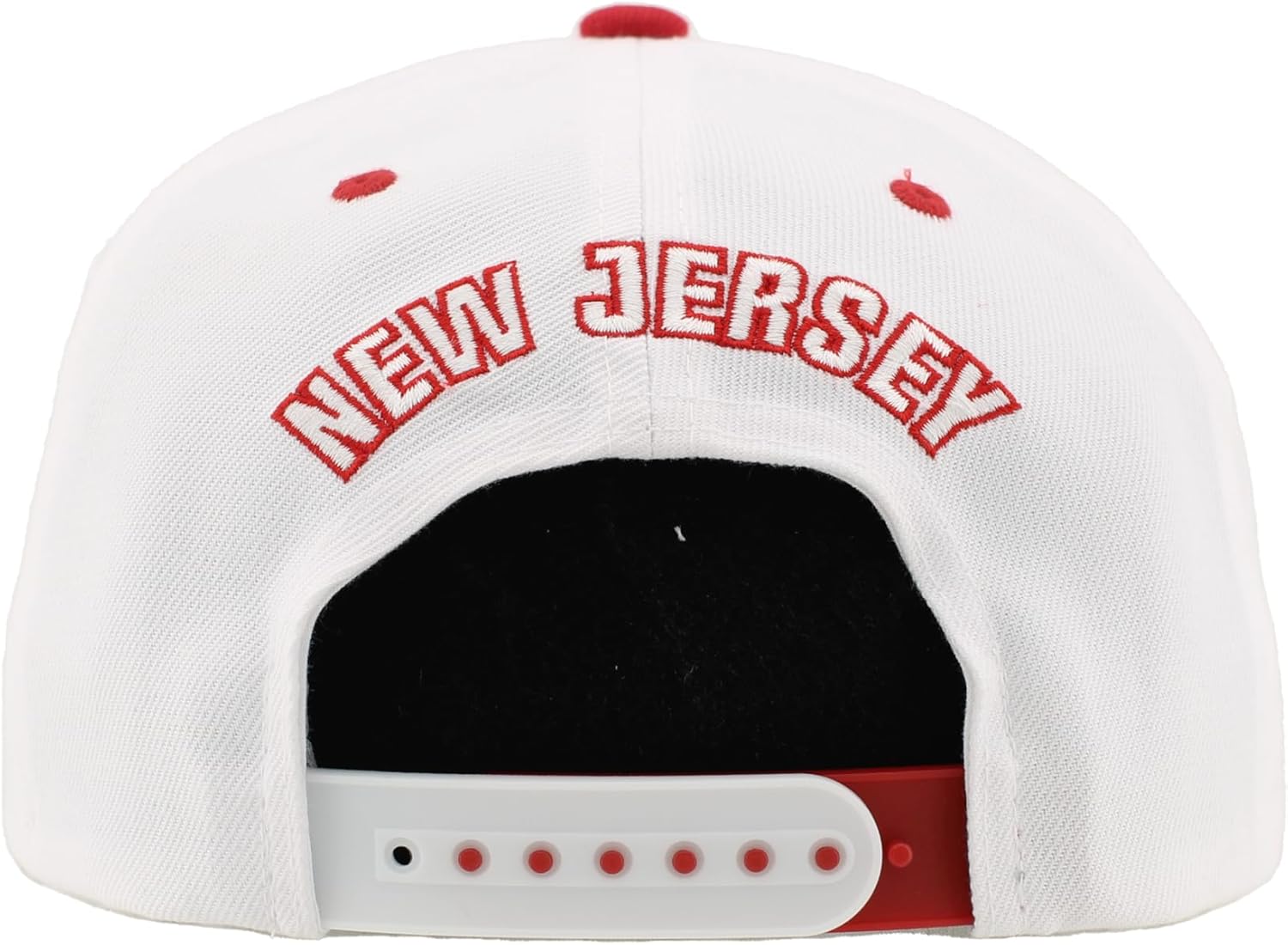 ZHATS NHL Unisex-Adult NHL Officially Licensed Adjustable Snapback Hat Flat Bill Z11 Pop White - Image 4