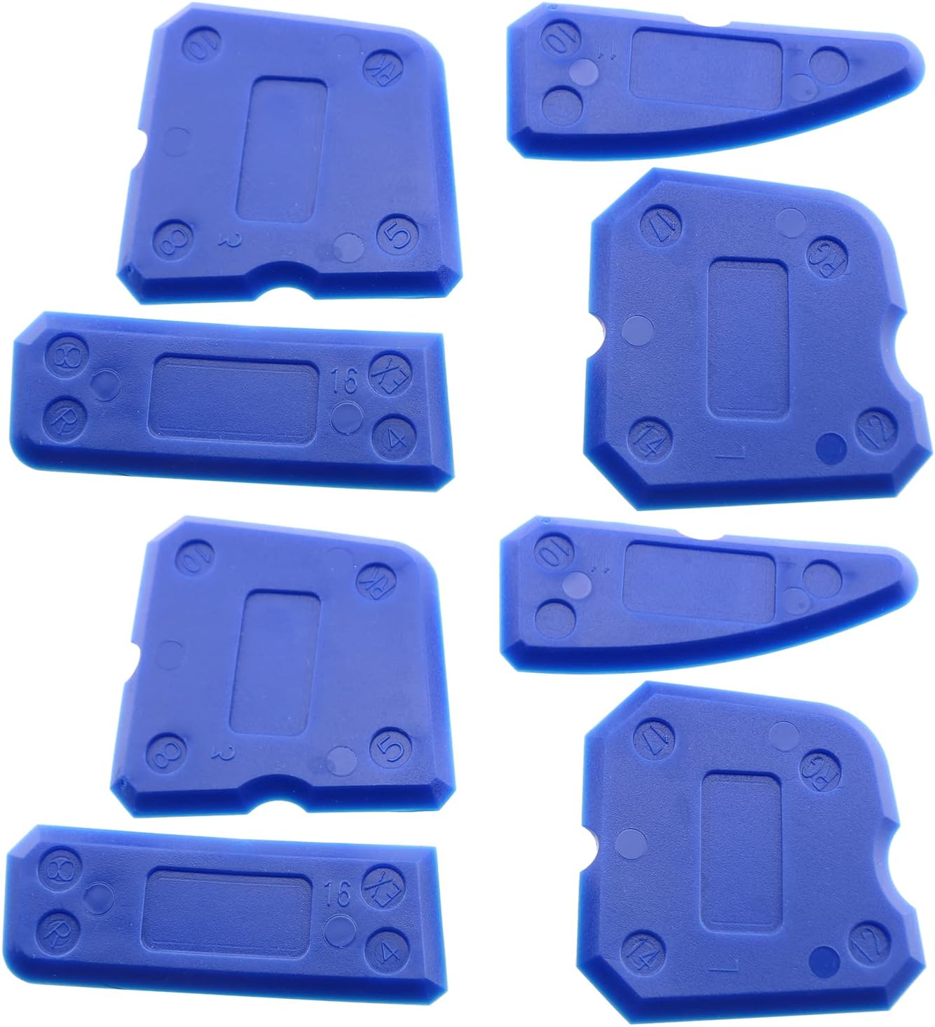 Caulk Tool LUORNG 2Set(8PCS) Sealant Silicone Finishing Tool Spreader