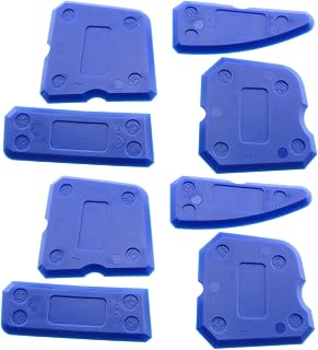 Caulk Tool LUORNG 2Set(8PCS) Sealant Silicone Finishing Tool Spreader Finishing Kit Caulking Grout Tools for Kitchen Bathroom Floor, Silicone Sealant Tool